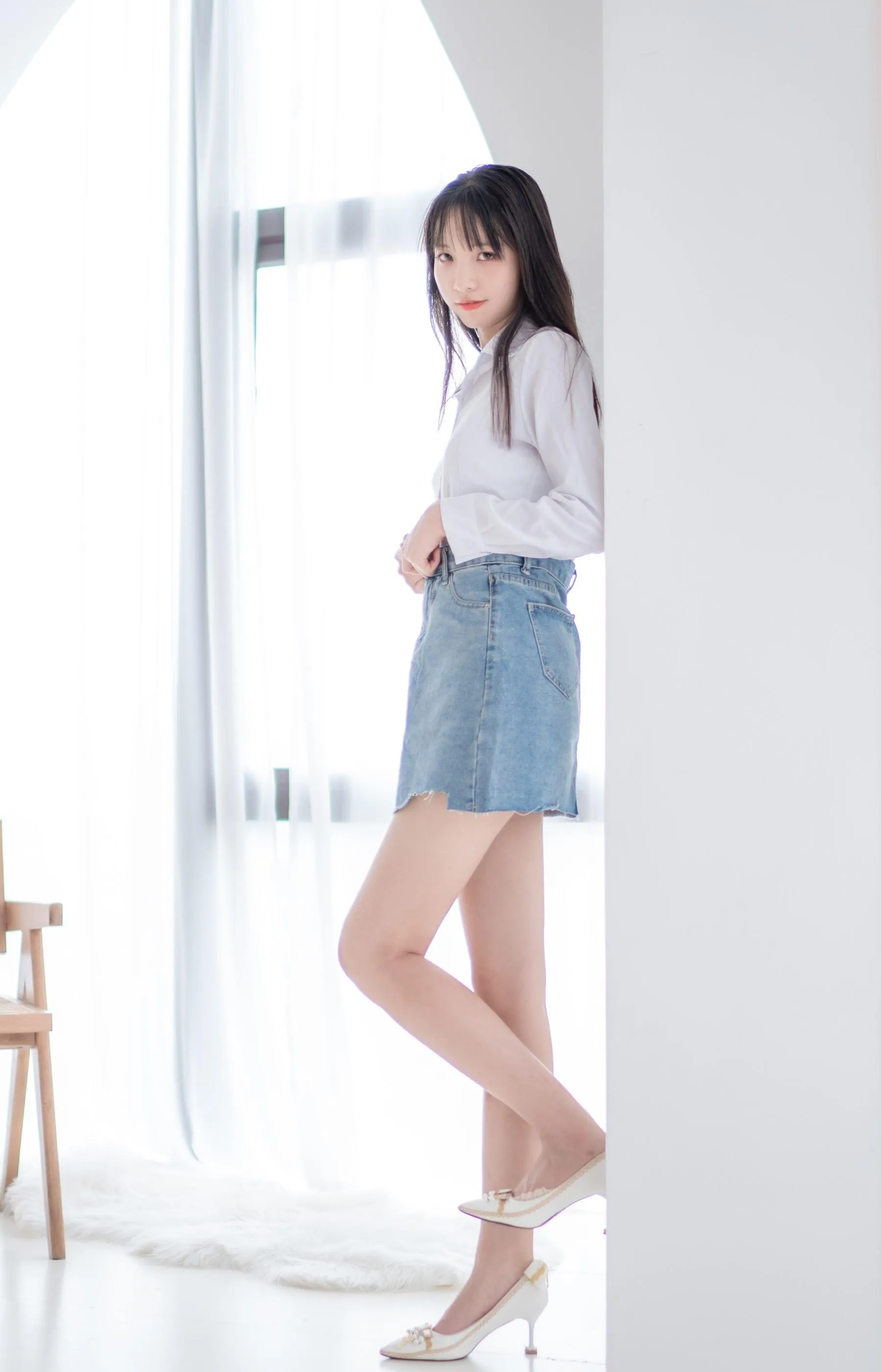 西瓜少女 NO.023 衬衫牛仔裙 [62P]插图4